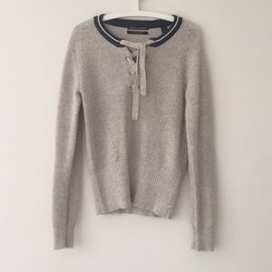 Scotch & Soda grey and navy sweater
